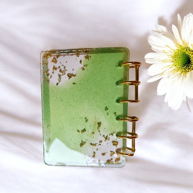 Splendid Green Ganesha A7 Resin Diary